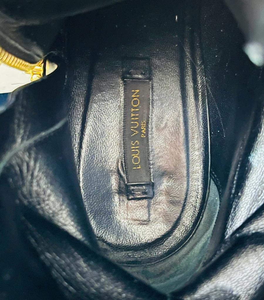 Louis Vuitton Leather Diplomacy Ranger Combat Boots For Sale 7