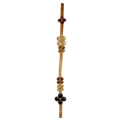 Louis Vuitton Leather Flower Bracelet