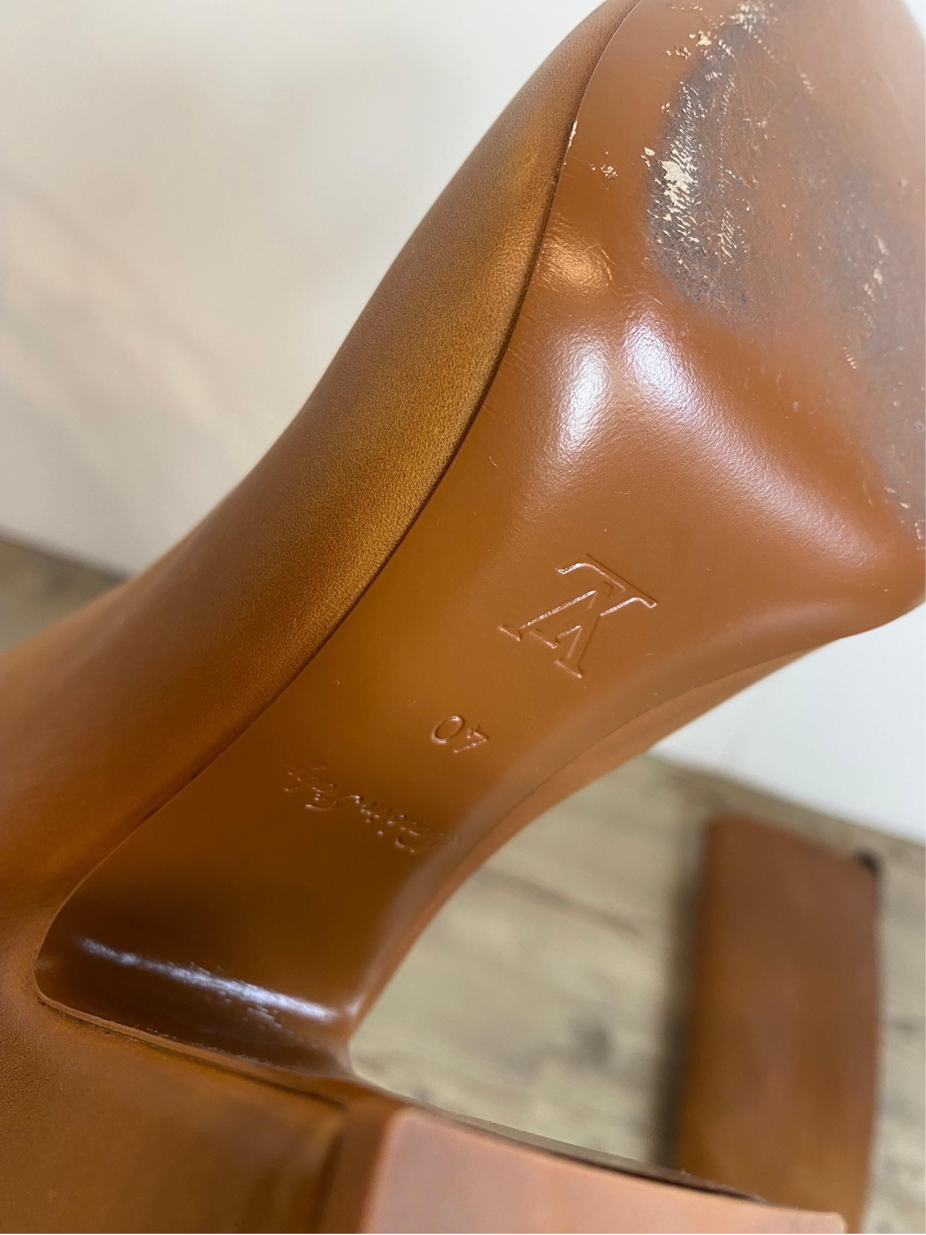 Louis Vuitton leather heels Boots For Sale 5