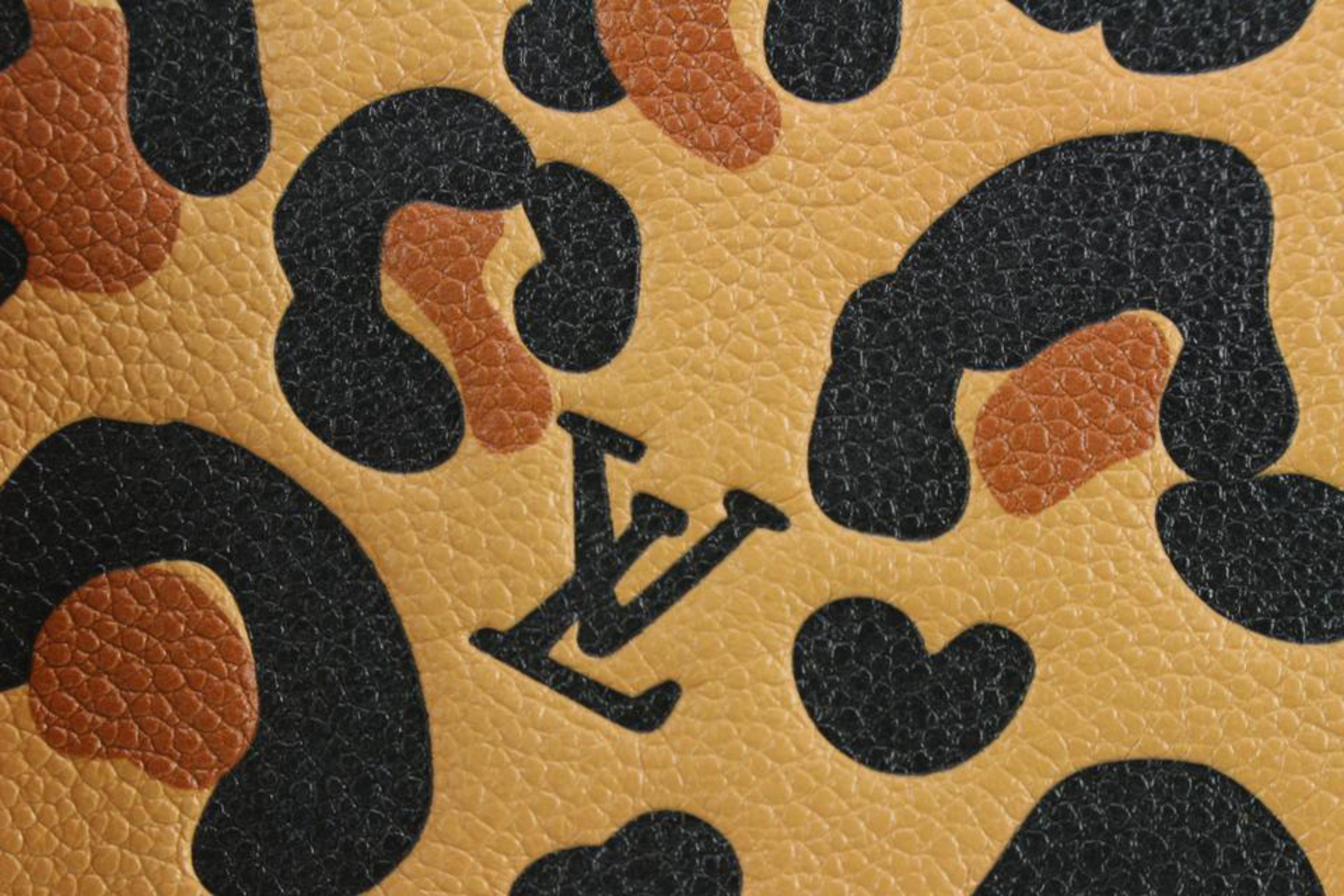Louis Vuitton Leather Monogram Empreinte Wild at Heart Neverfull Pochette 96lk89 For Sale 1