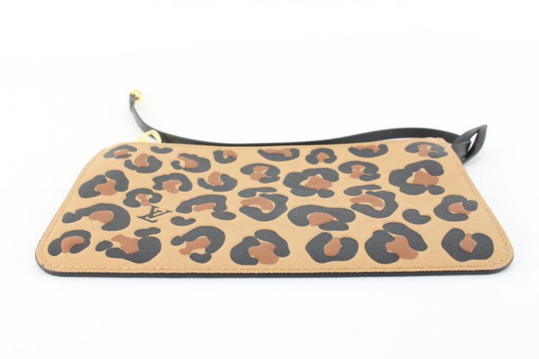 LOUIS VUITTON Neverfull MM Wild at Heart Cheetah Leopard Purse Bag