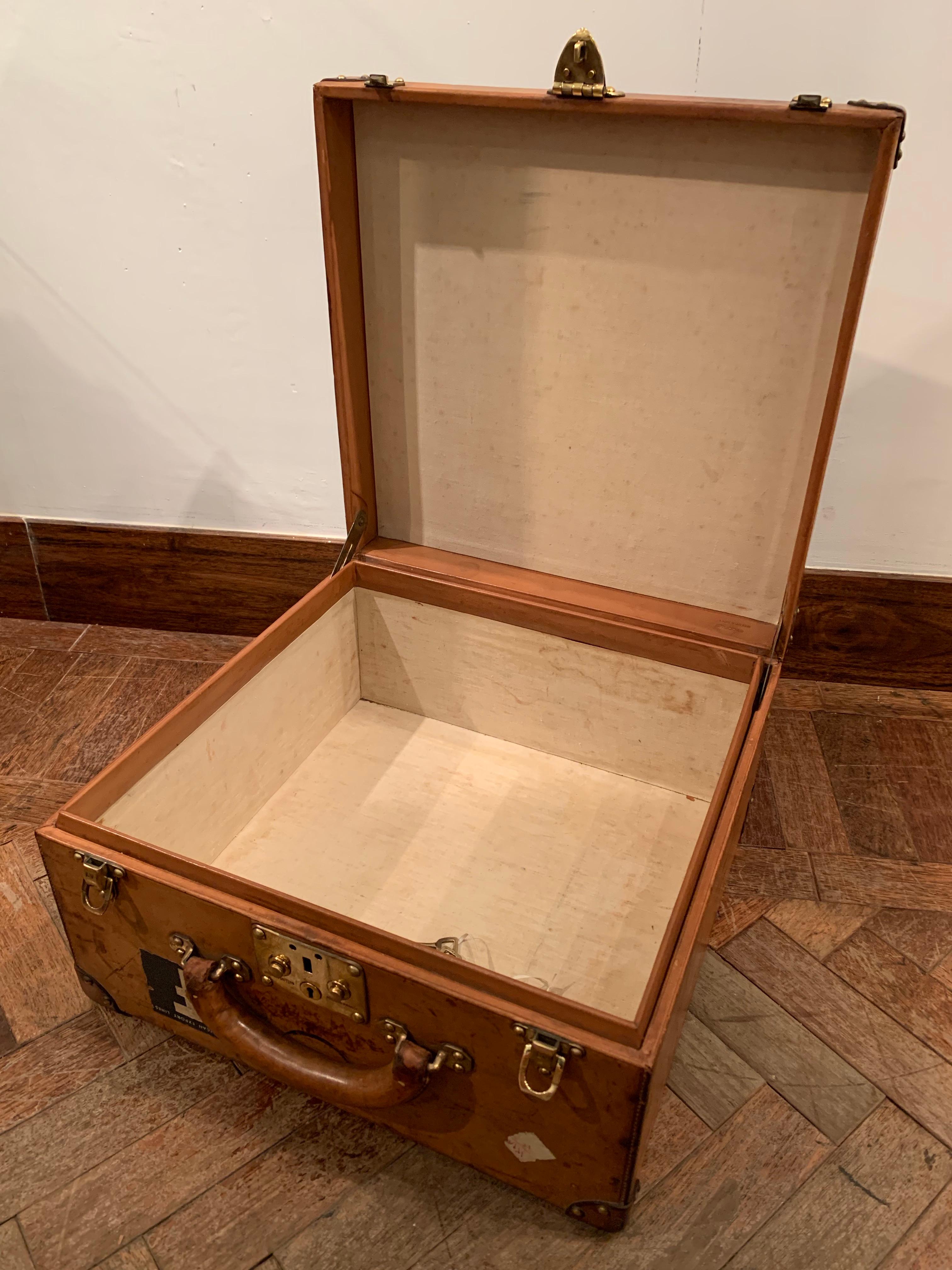Louis Vuitton Leather Suitcase, Circa 1930 8