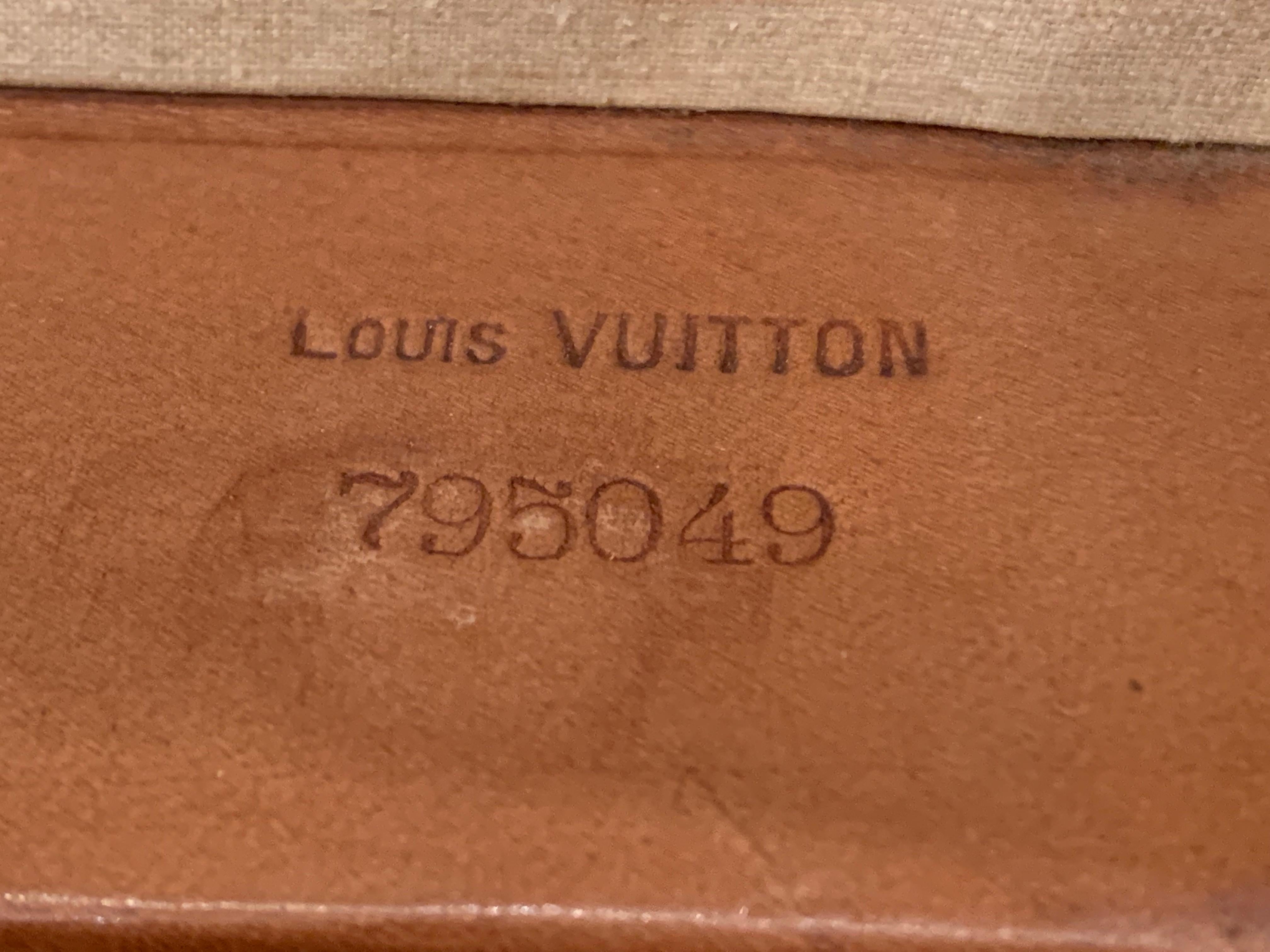 Louis Vuitton Leather Suitcase, Circa 1930 11