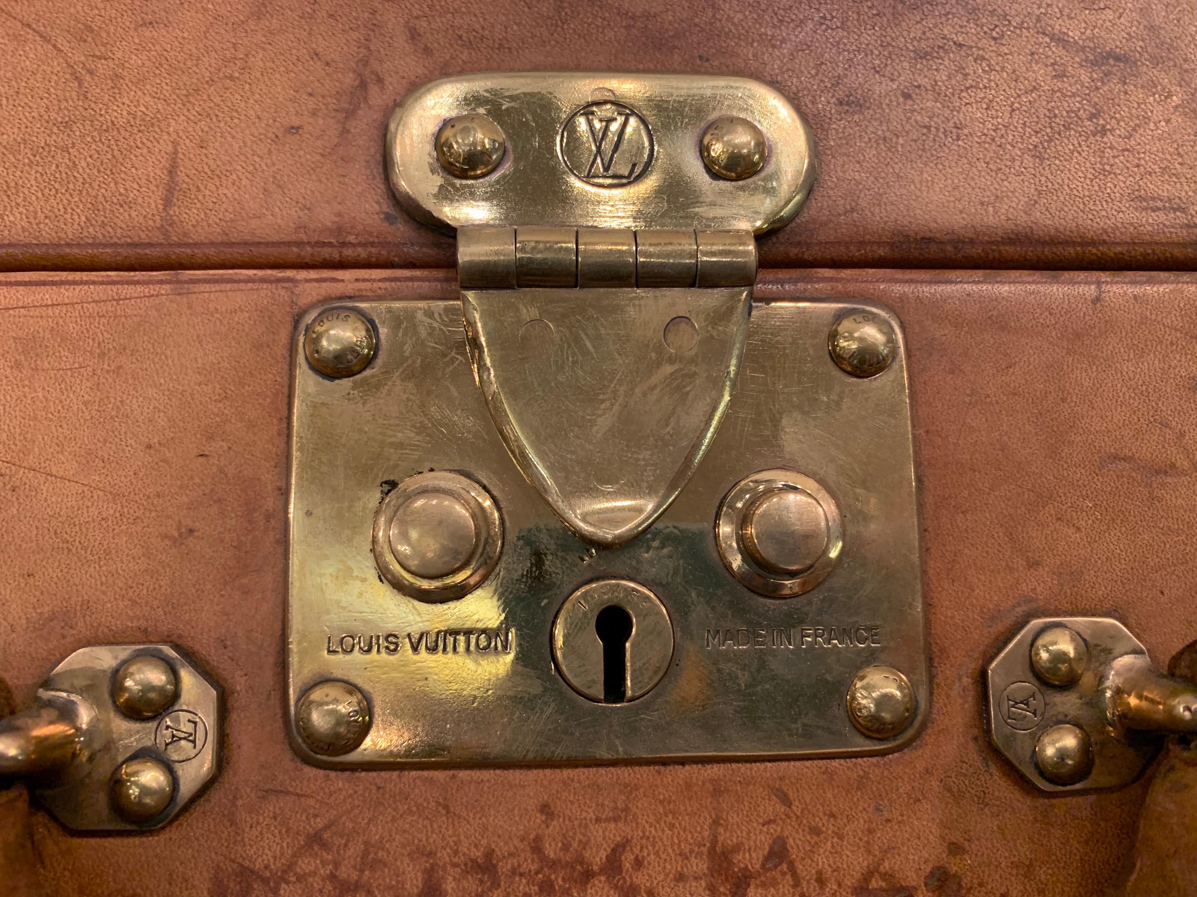 Louis Vuitton Leather Suitcase, Circa 1930 1
