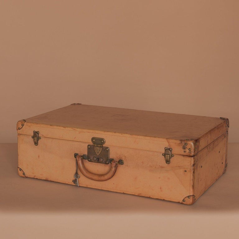 1934 LOUIS VUITTON CROCODILE LEATHER SUITCASE - Pinth Vintage Luggage