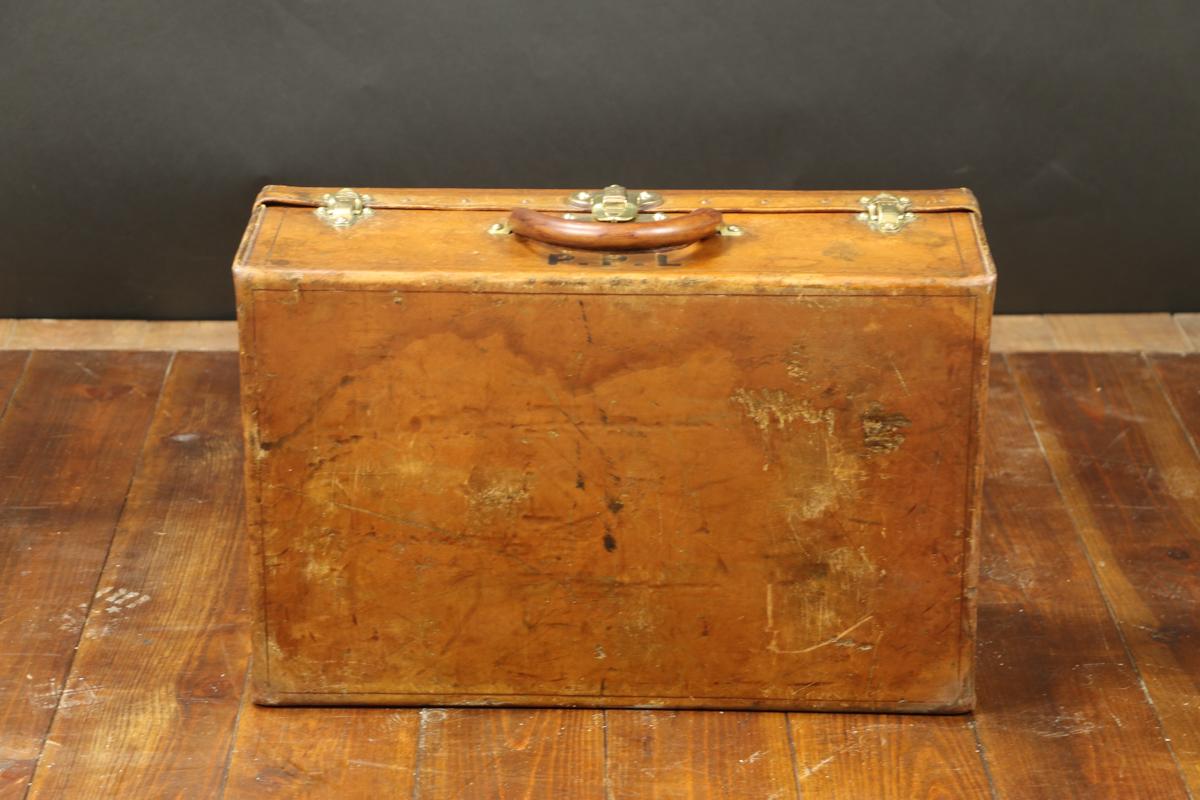 Louis Vuitton Leather Suitcase For Sale 2