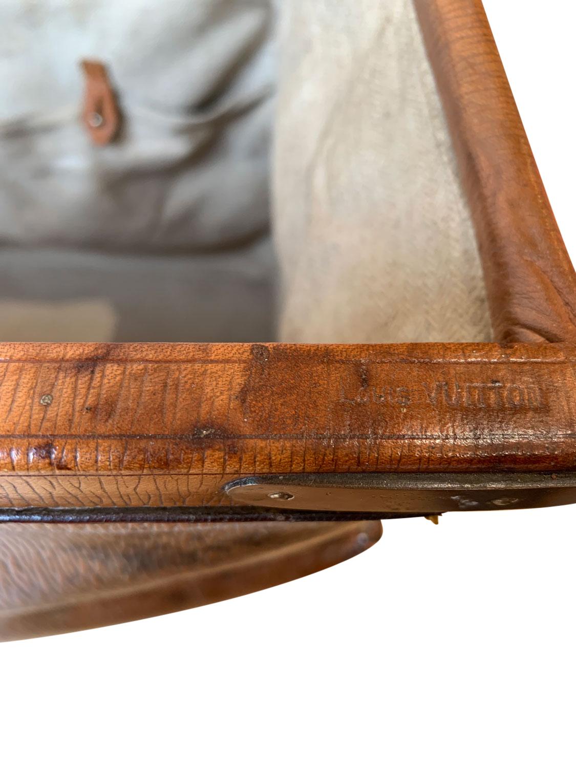 Louis Vuitton Leather Travel Case, circa 1910 For Sale 1