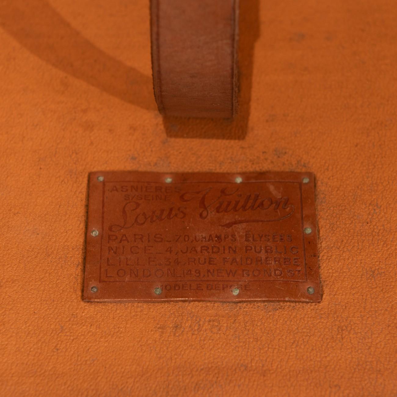 Louis Vuitton Leather Wardrobe Trunk, circa 1915 3