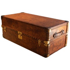 Antique Louis Vuitton Leather Wardrobe Trunk, circa 1915