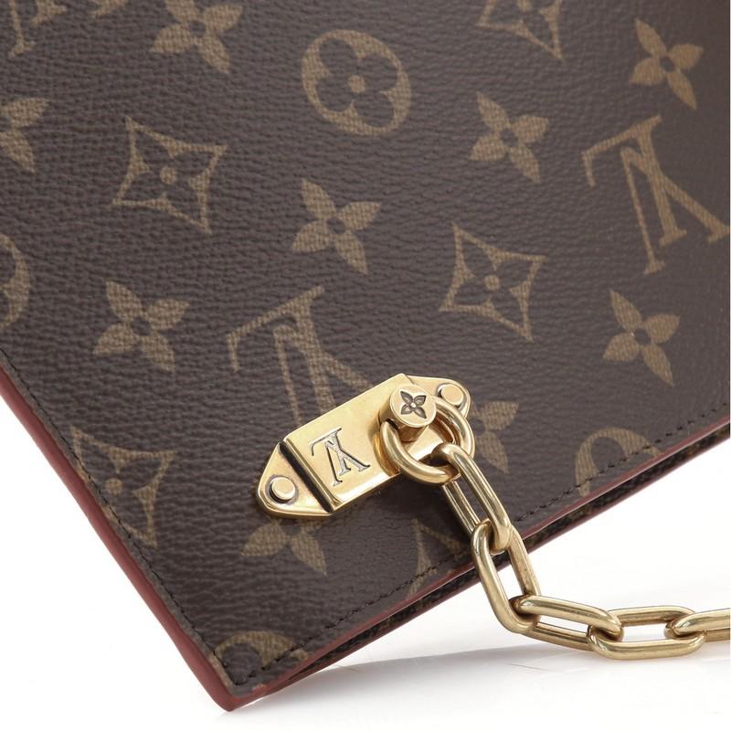Louis Vuitton Legacy Chain Clutch Monogram Canvas In Good Condition In NY, NY