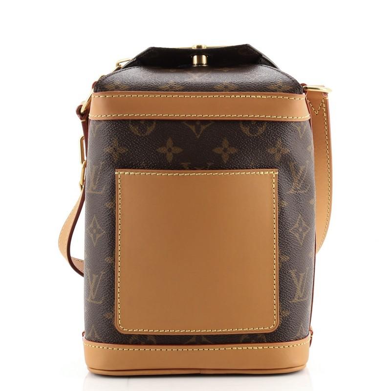 Louis Vuitton Legacy Milchbox-Tasche Monogramm Segeltuch (Braun)