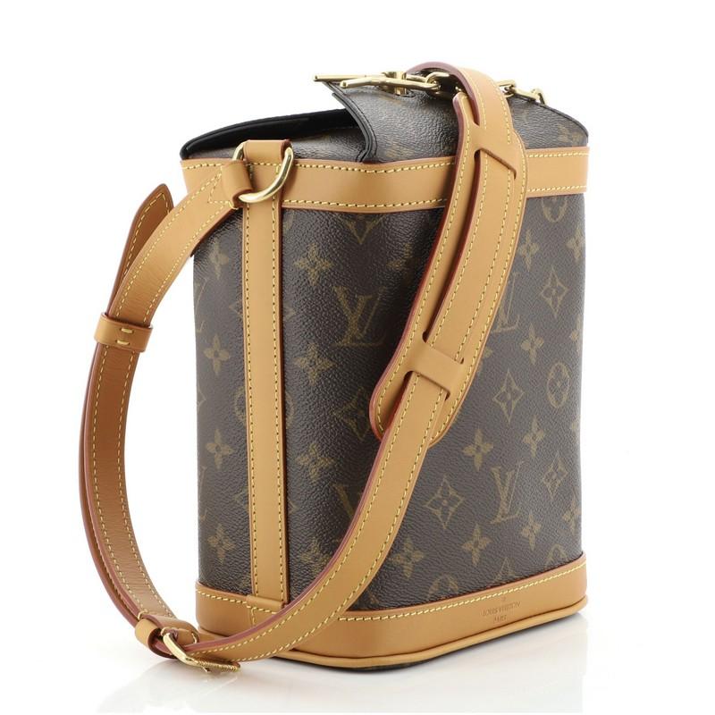 Louis Vuitton Legacy Milchbox-Tasche Monogramm Segeltuch (Braun)