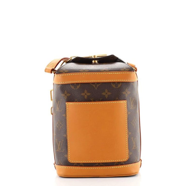 Louis Vuitton Brown Monogram Legacy Milk Box Leather Cloth ref