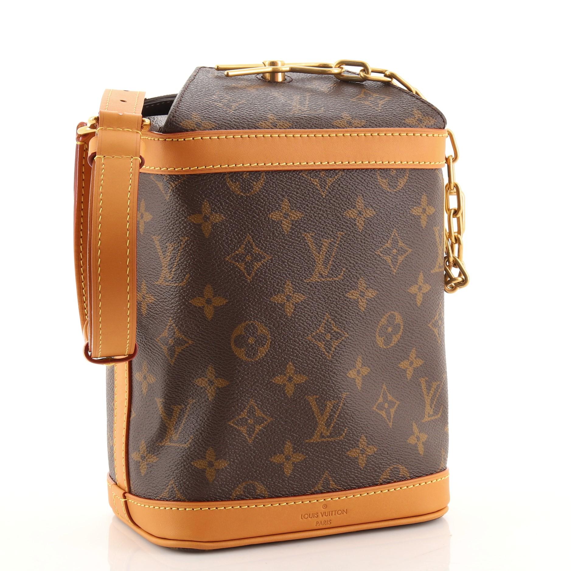 Louis Vuitton Legacy Milchbox-Tasche Monogramm Segeltuch (Braun)