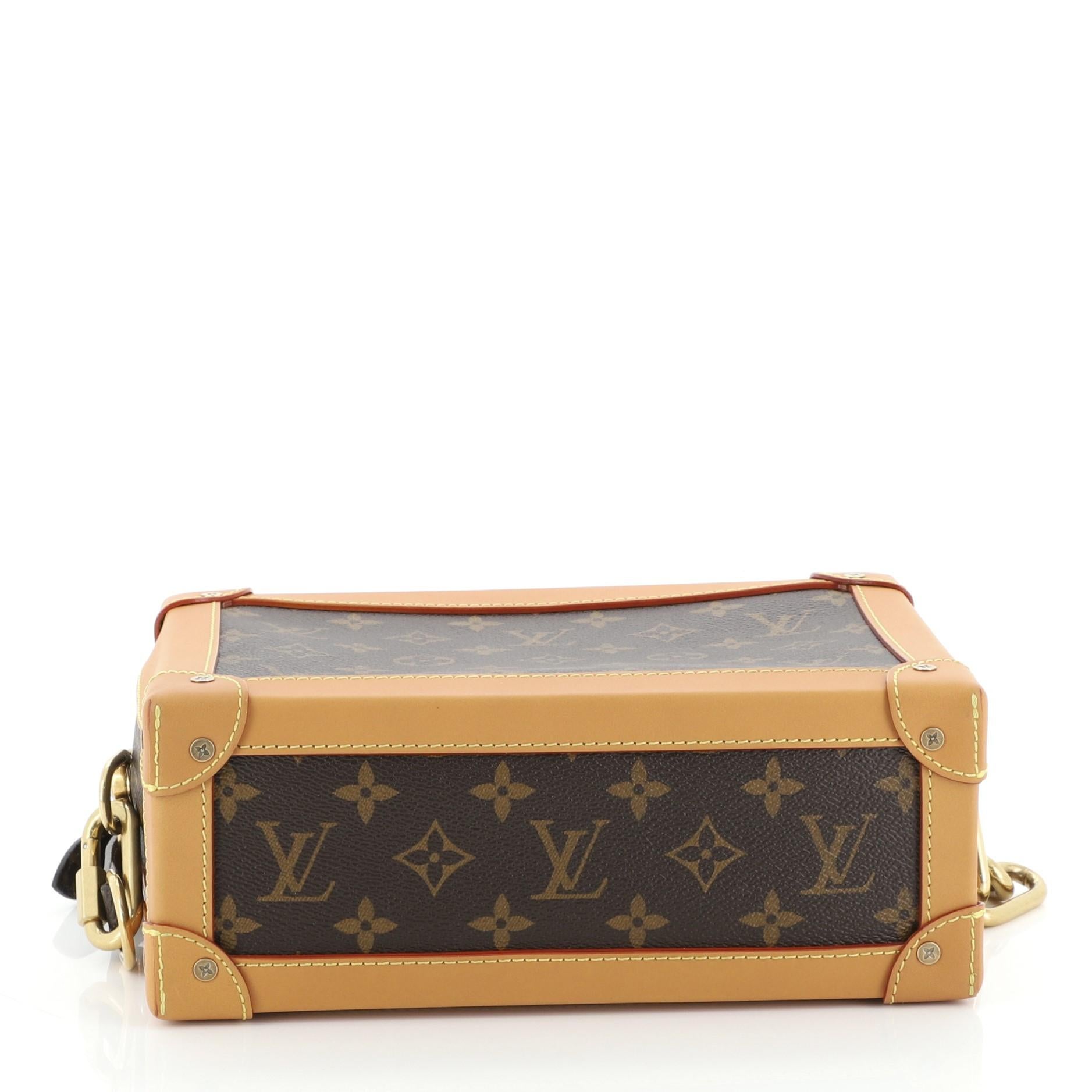 Marron Louis Vuitton Legacy Soft Trunk Bag Monogram Canvas