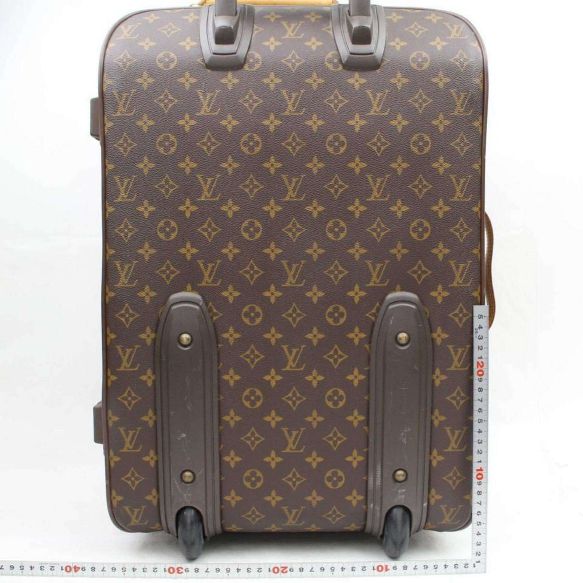 Gray Louis Vuitton Legere 55 Rolling Luggage Carry-on Suitcase 870081 Travel Bag For Sale