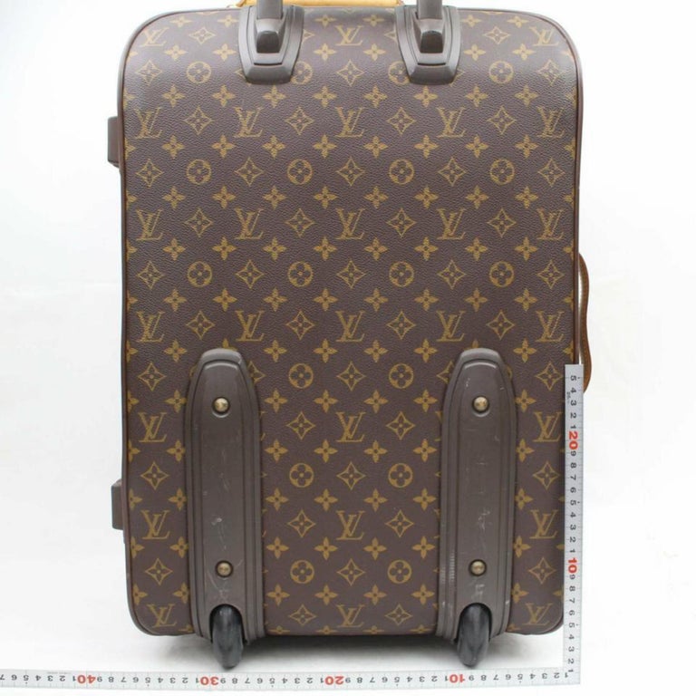 Louis Vuitton Legere 55 Rolling Luggage Carry-on Suitcase 870081 Travel Bag  For Sale at 1stDibs