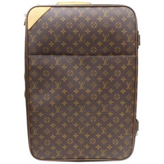 Used Louis Vuitton Legere 55 Rolling Luggage Carry-on Suitcase 870081 Travel Bag