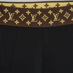 Louis Vuitton Leggings FR36 LV Black Polyamid Pants US27