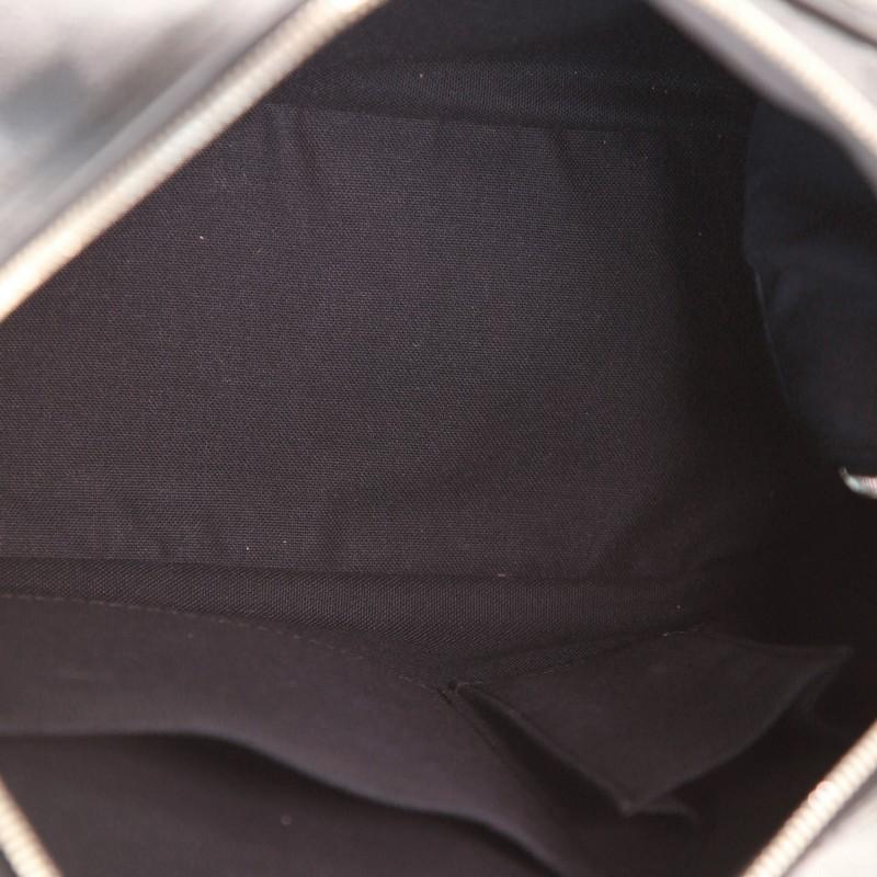 Black Louis Vuitton Leoh Messenger Bag Damier Graphite