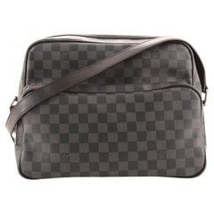 Louis Vuitton Leoh Messenger Bag Damier Graphite