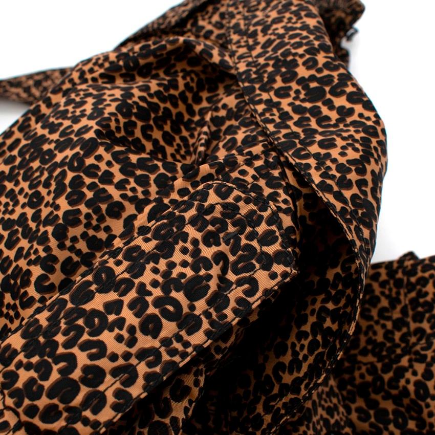 Louis Vuitton Leopard Print Trench Coat - Size US 2 2