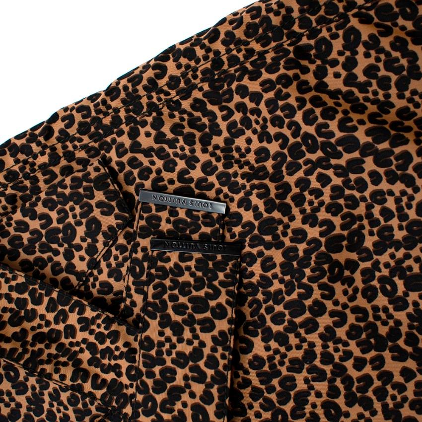 Women's Louis Vuitton Leopard Print Trench Coat - Size US 2