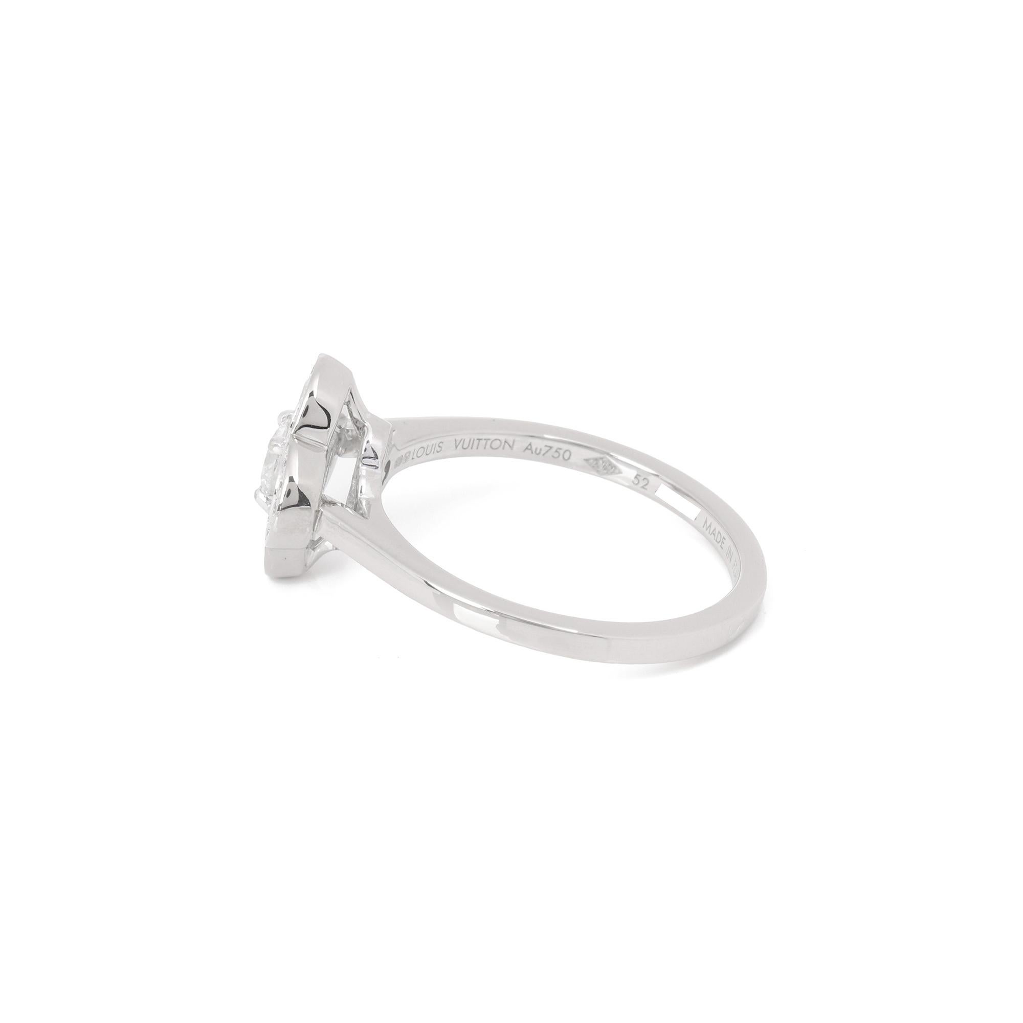 Brilliant Cut Louis Vuitton Les Ardentes Diamond Ring For Sale