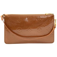 Louis Vuitton Lexington Bronze Vernis Leather Hand Bag