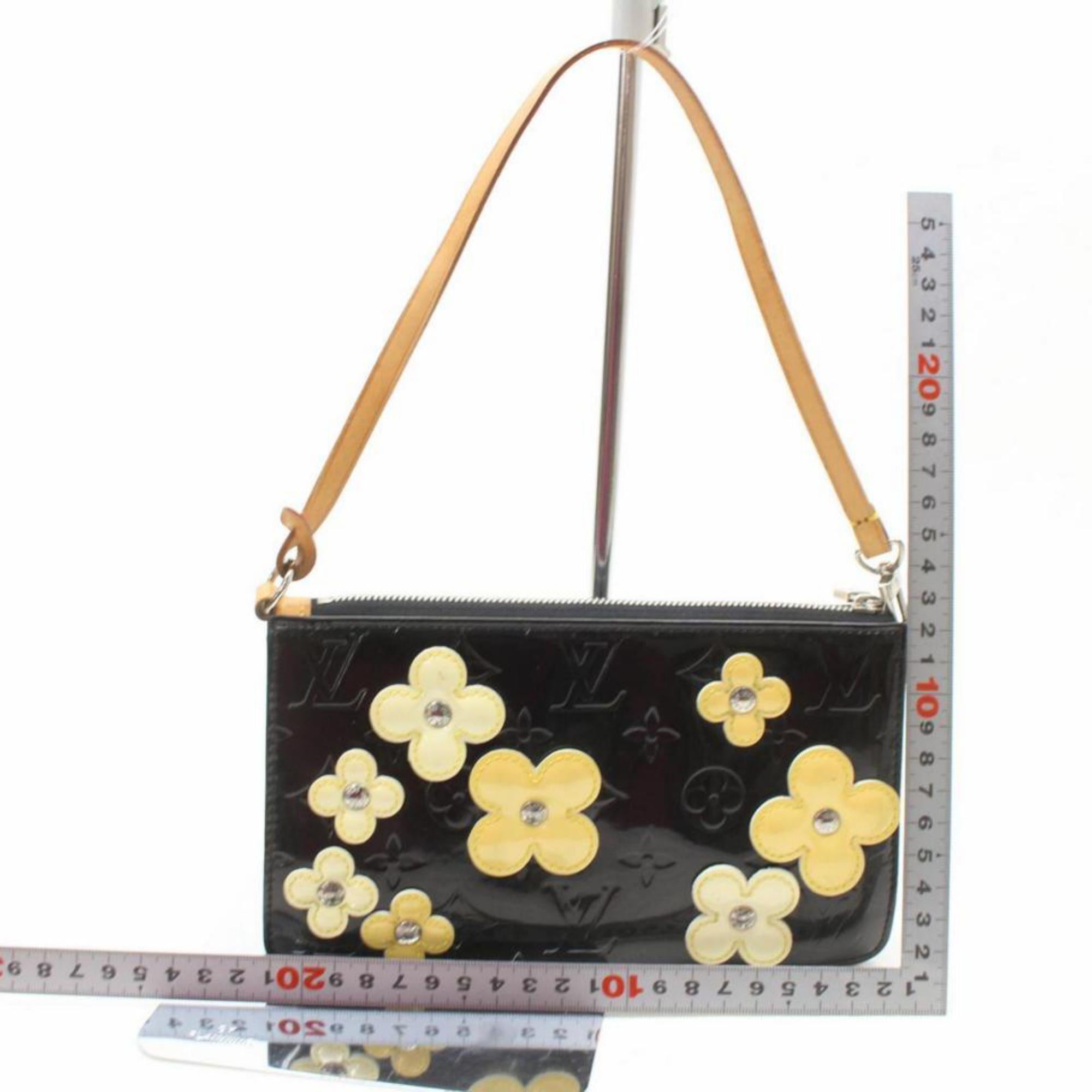 Women's Louis Vuitton Lexington  Limited Edition Vernis Fleurs 870056 Shoulder Bag For Sale