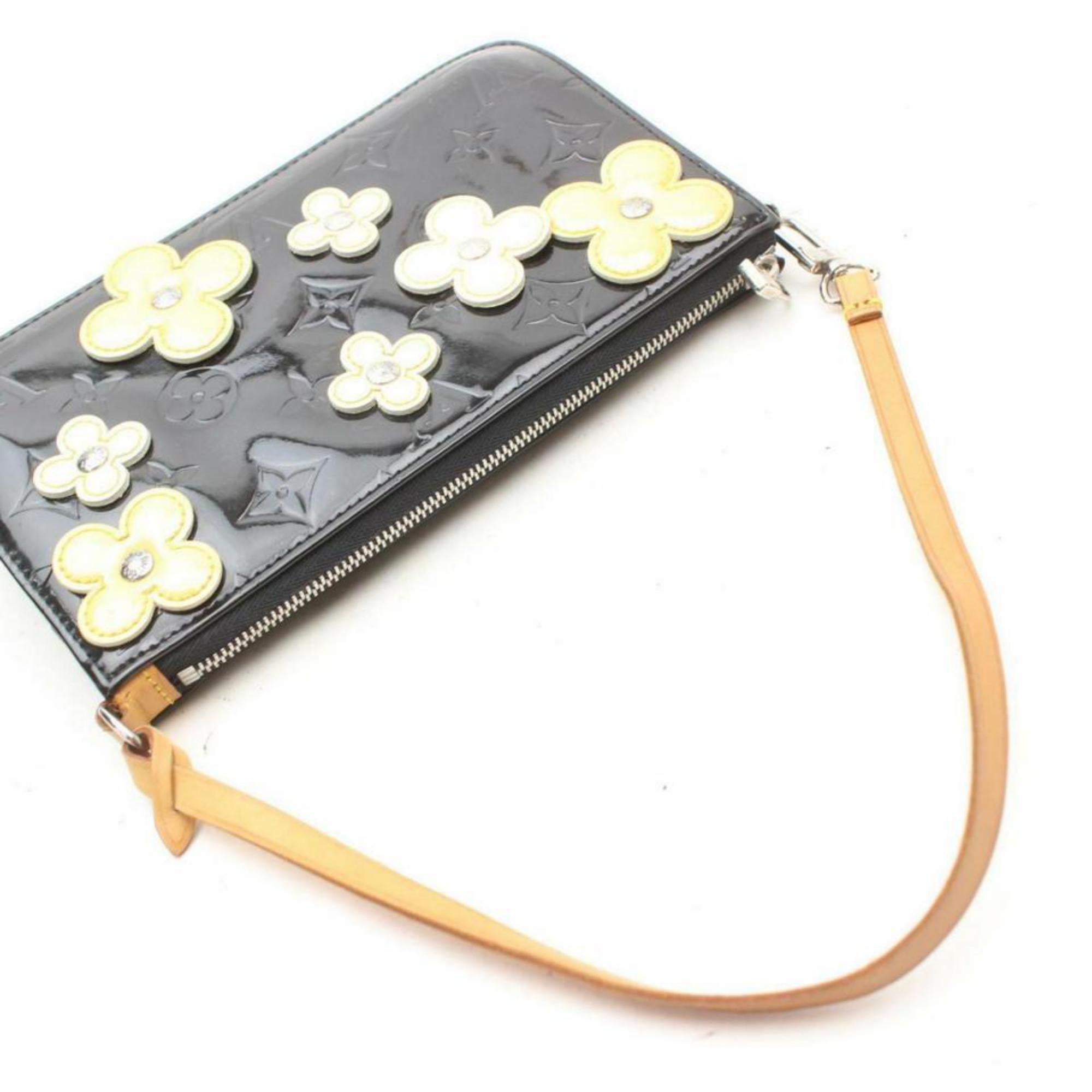 Louis Vuitton Lexington  Limited Edition Vernis Fleurs 870056 Shoulder Bag For Sale 2