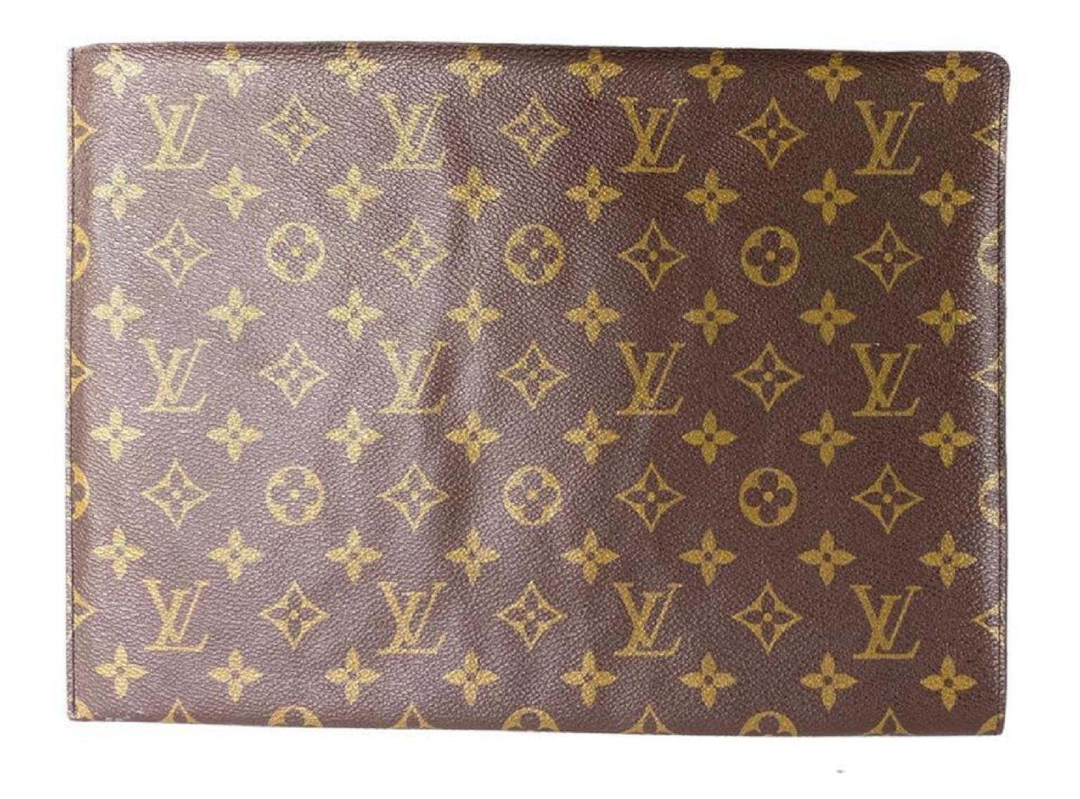 Louis Vuitton Lexington Pochette Accesoires Monogram Wristlet 5la529 jaune  en vente 5