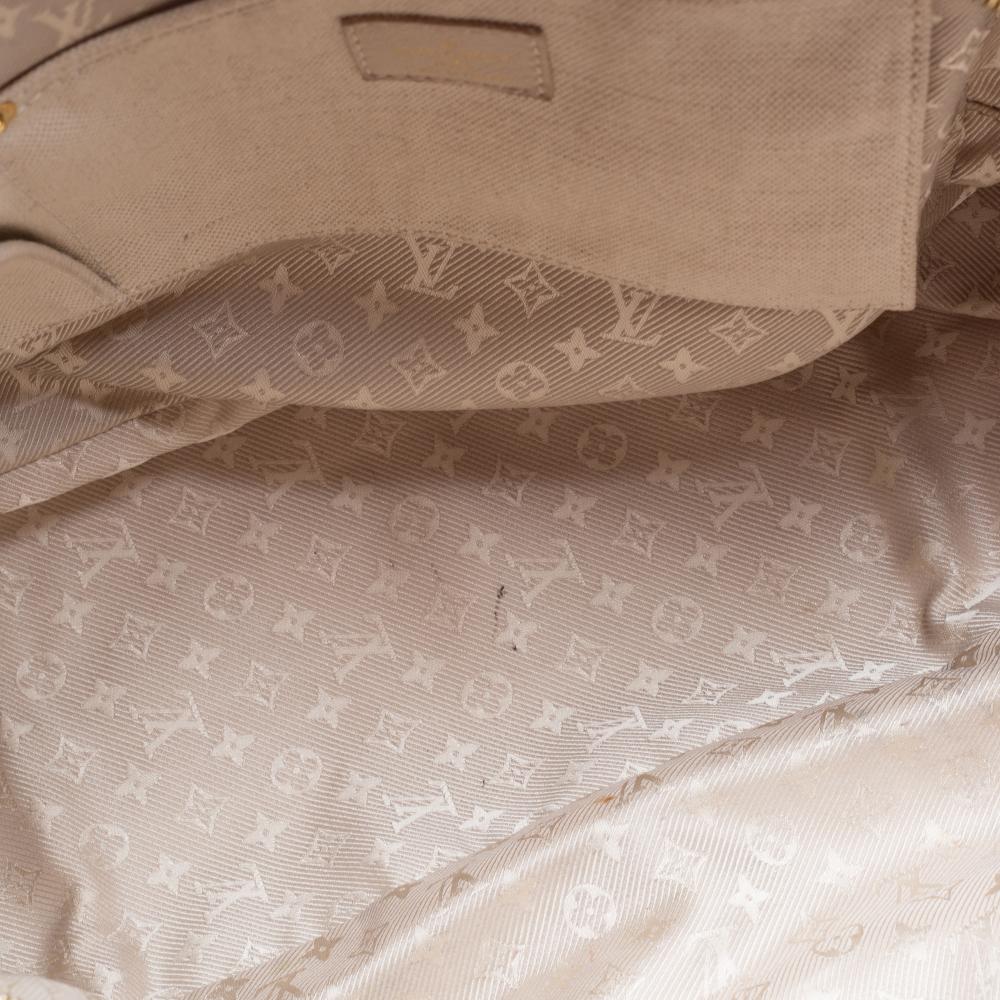 Louis Vuitton Light Beige Canvas Bowly Polka Dot Panama Bag 5
