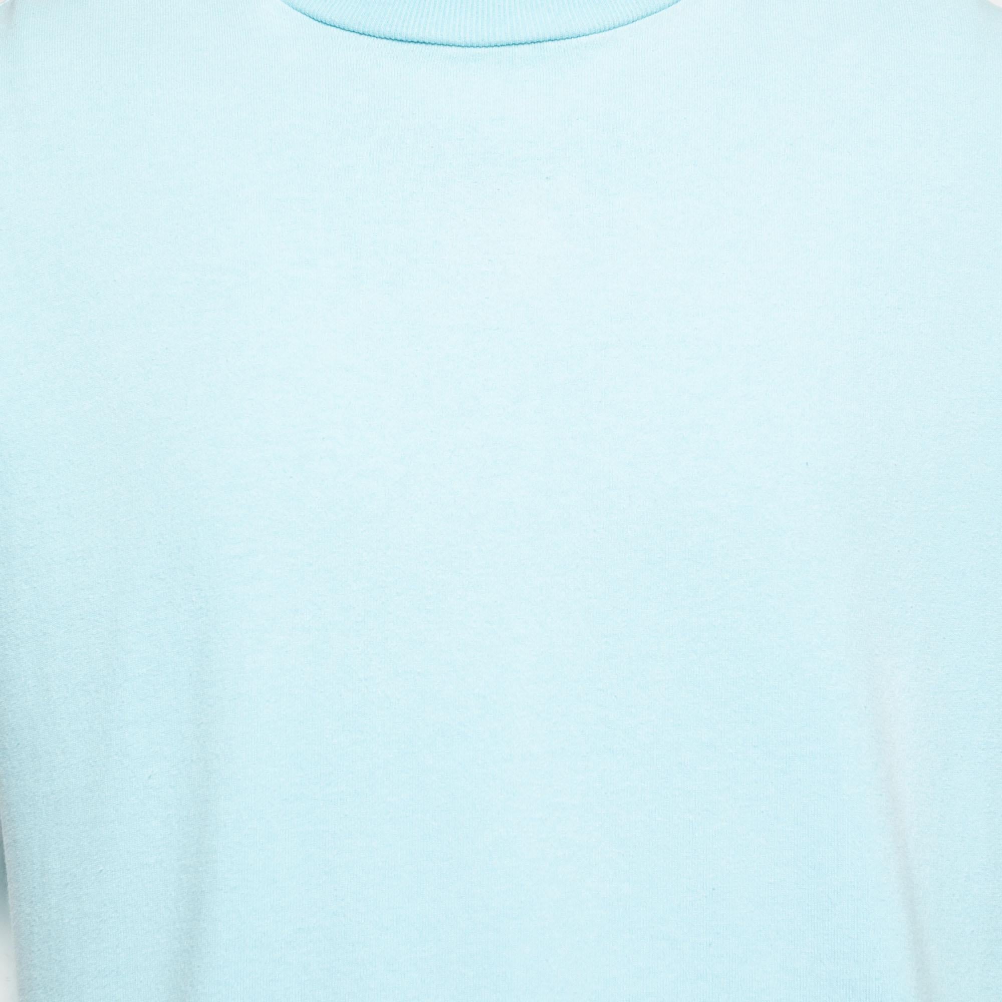 louis vuitton light blue t shirt