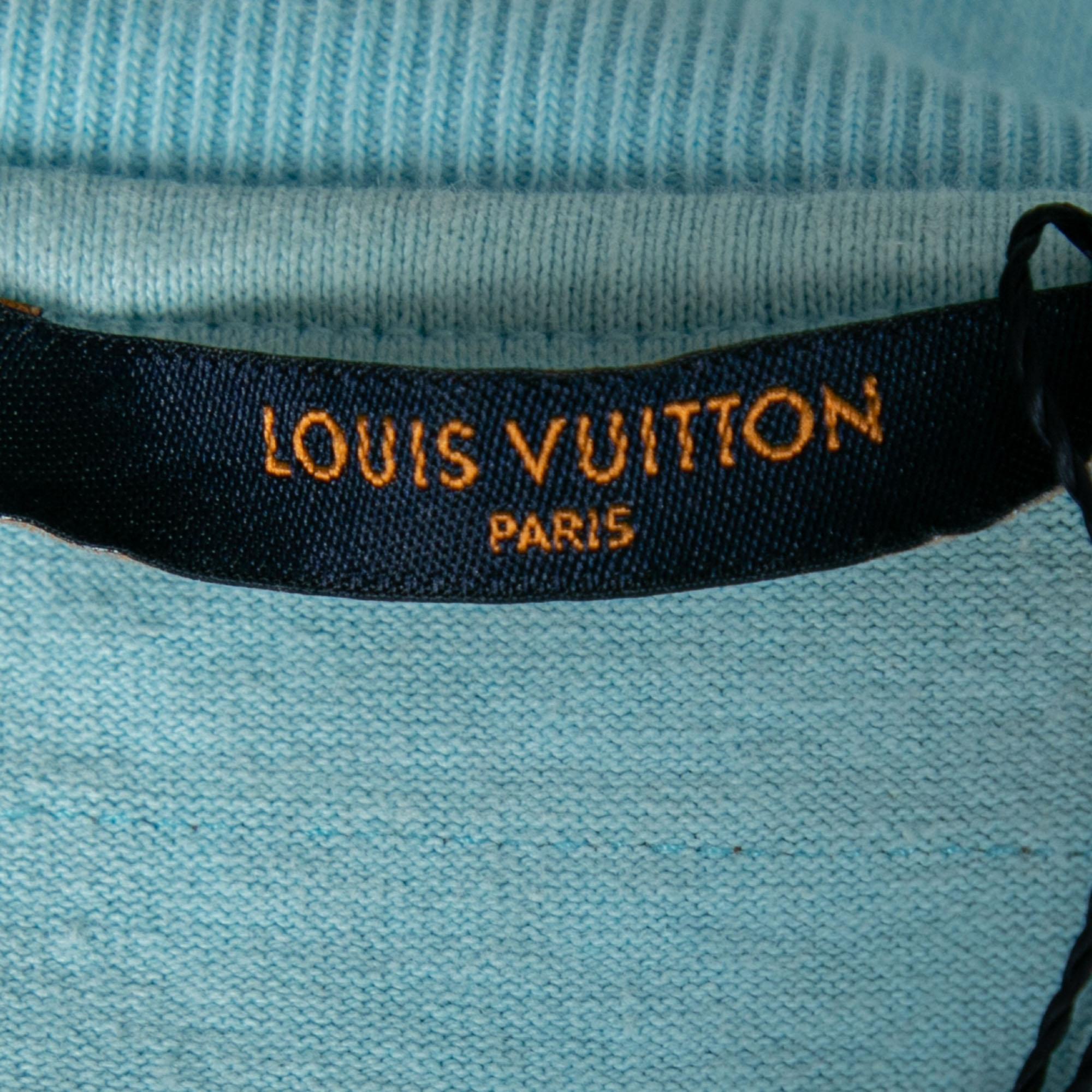 light blue louis vuitton shirt