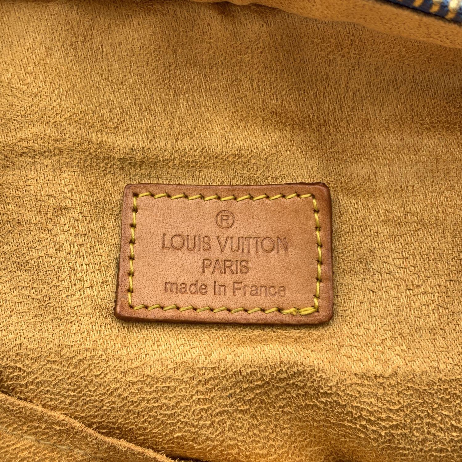 Women's Louis Vuitton Light Blue Denim Monogram Cabby GM Tote Bag