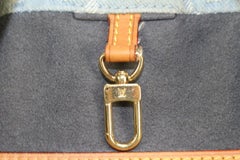 Louis Vuitton Light Blue Monogram Denim  Daily GM Hobo Bag 27lk53s