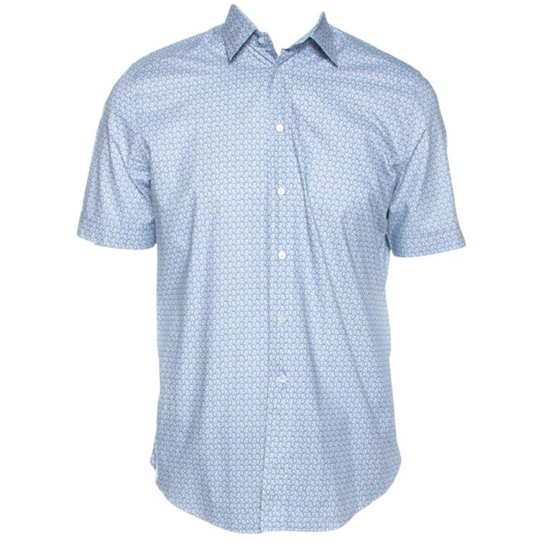 Louis Vuitton Light Blue Monogram Print 