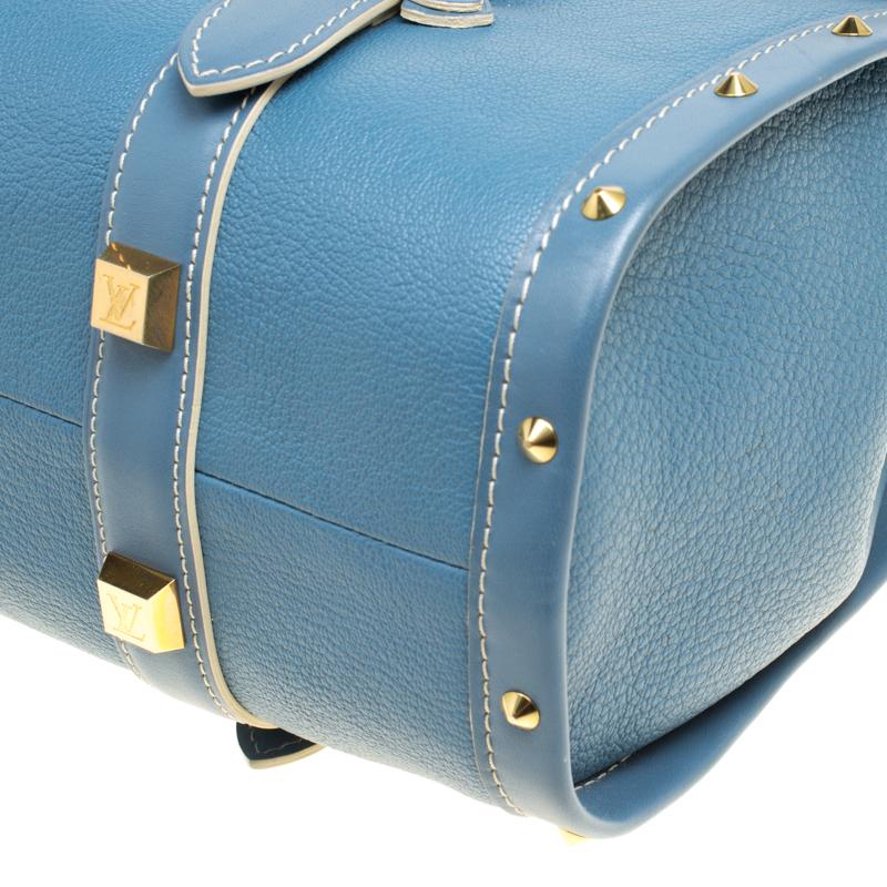 Louis Vuitton Light Blue Suhali Leather L'Epanoui GM bag 6