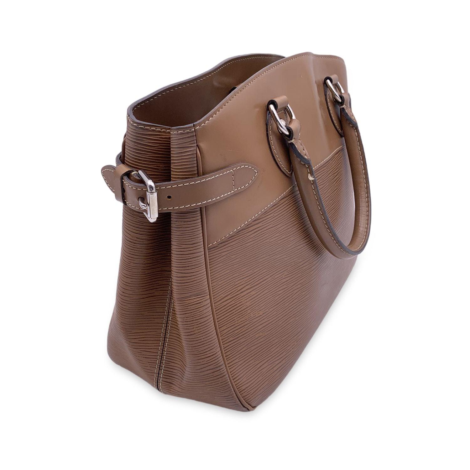 Women's Louis Vuitton Light Brown Epi Leather Passy PM Bag Satchel