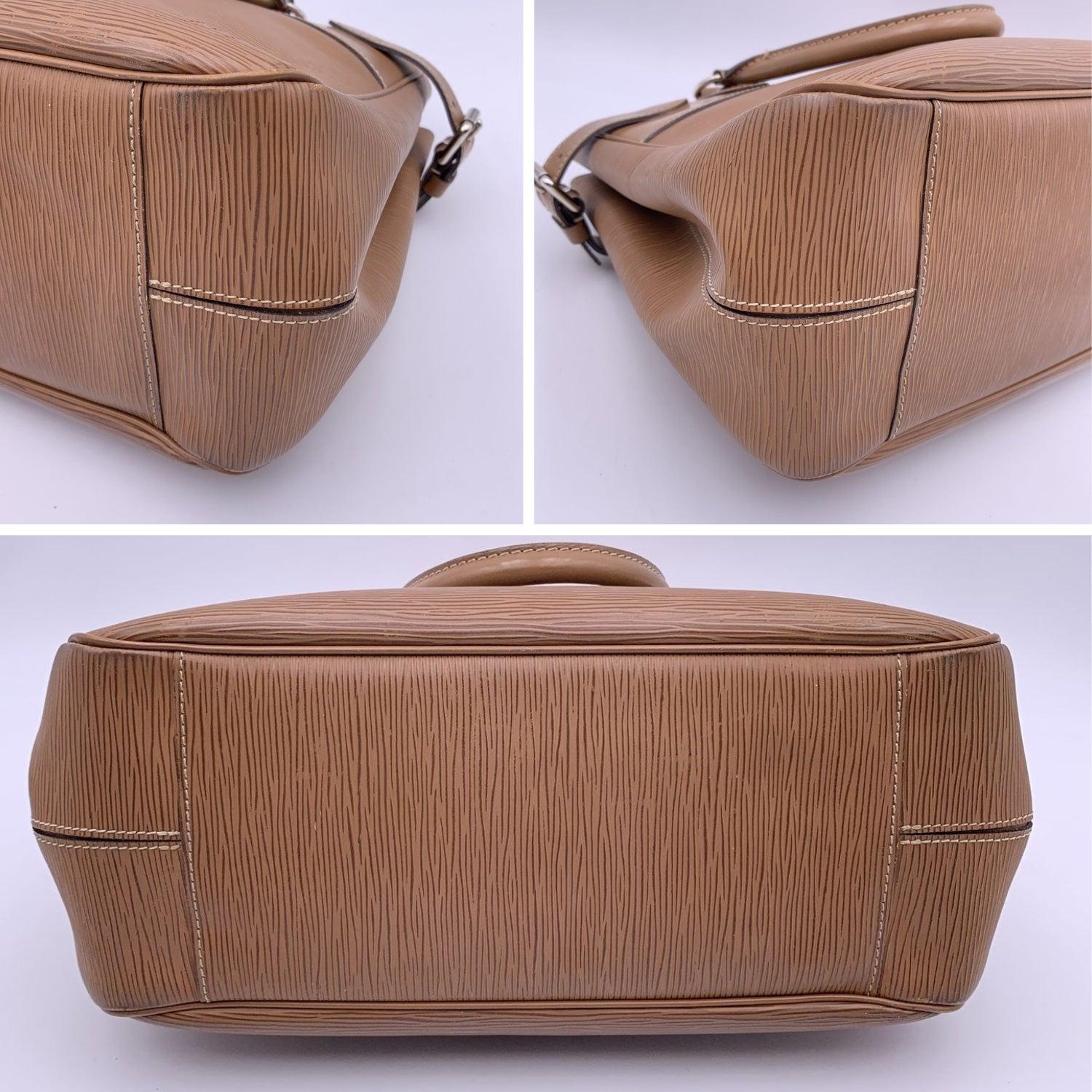 Louis Vuitton Light Brown Epi Leather Passy PM Bag Satchel 3