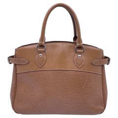 Louis Vuitton Light Brown Epi Leather Passy PM Bag Satchel
