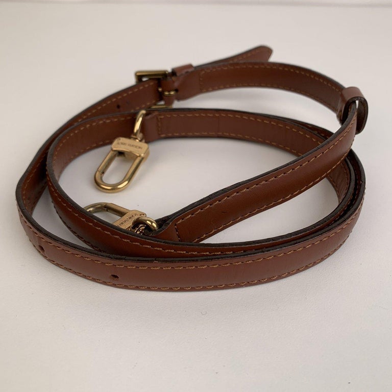 Louis Vuitton Light Brown Leather Shoulder Strap for Small Bags For Sale at 1stdibs