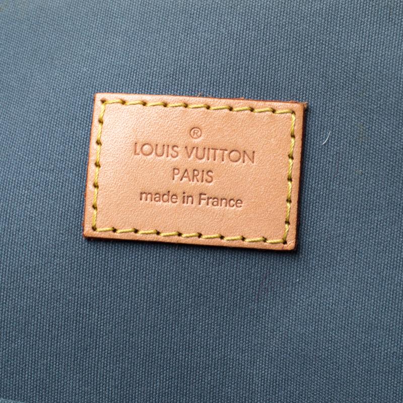 Louis Vuitton Light Green Monogram Vernis Alma GM Bag 1