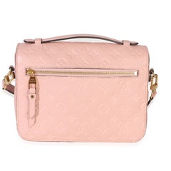Louis Vuitton Light Pink Monogram Empreinte Pochette Metis