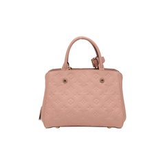 Louis Vuitton Light Pink Monogram Leather Empreinte Montaigne PM Bag