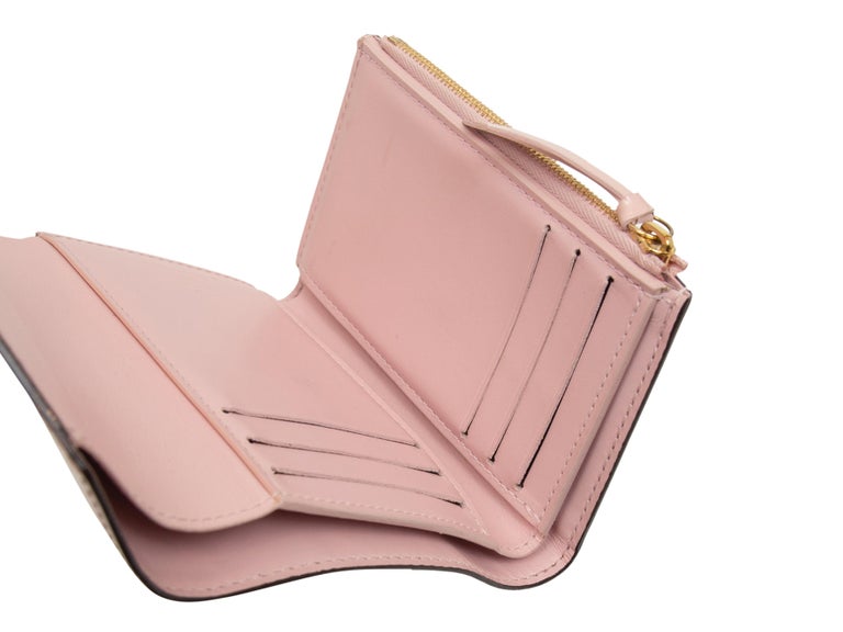Louis Vuitton Light Pink Vernis Leather Victorine Wallet