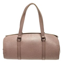 Louis Vuitton Lilac Epi Soufflot Bag