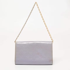 Louis Vuitton Lilac Monogram Vernis Ana Clutch Bag