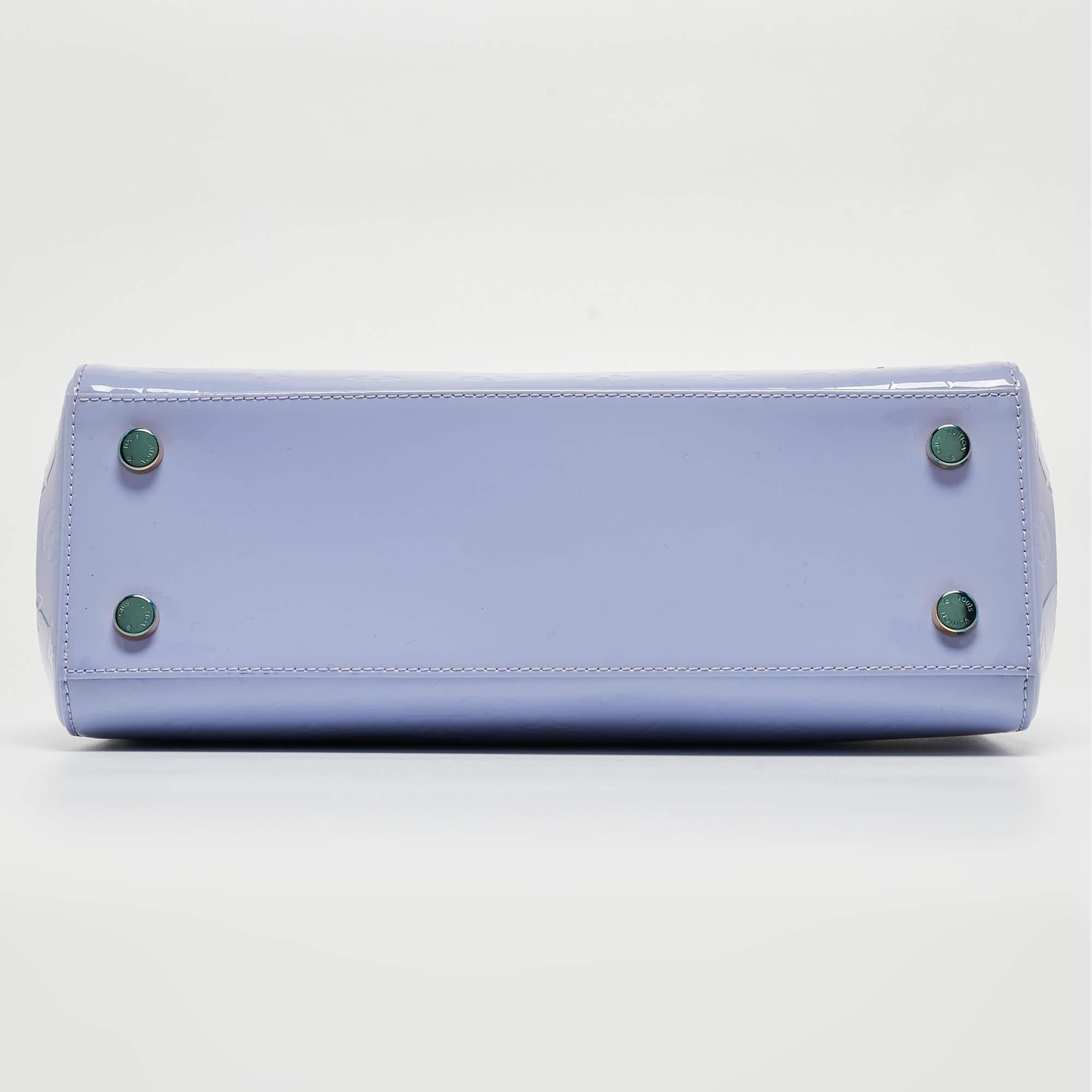 Louis Vuitton - Sac Brea MM Lilas Monogram Vernis 9
